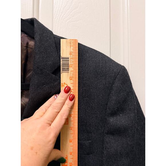 Lauren Ralph Lauren 100% Wool Blazer – Size 40R, Gray Tweed - Picture 7 of 11